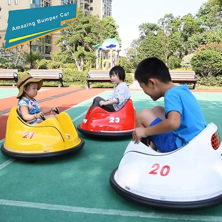 سيارة أطفال كهربائية  360 درجة مجهزة بالموسيقى للعب أكثر متعة بتحديث 2024