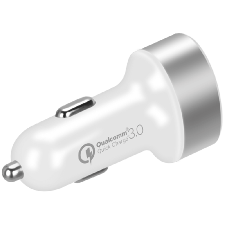 موماكس شاحن سيارة بمنفذين USB-وبقوة 30وات