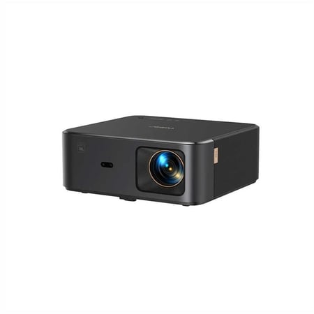 بروجكتر ذكي محمول Yaber مع مكبر صوت جي بي ال مزدوج بقوة 10 واط بنظام اندرويد