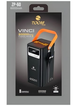 باور بانك 60000 ملي امبير 22.5 وات من زووم