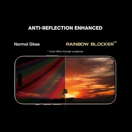 بكج ArmorPro D30 (3 في 1) كفر ماج سيف ذهبي + شاشة زجاجية + حماية عدسات