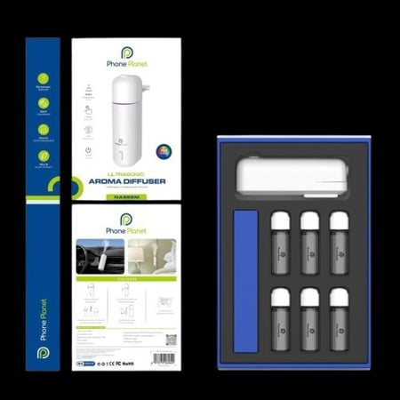 بكج اليوم الوطني : هولدر دريب للسيارة مع معطر فواحة السيارة الذكي ب 6 علب عطرية