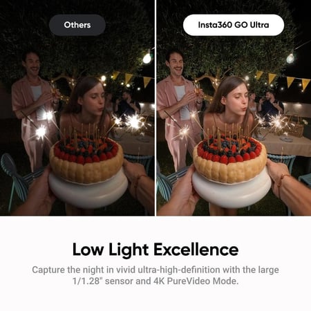 كاميرا Insta360 GO 3 باقة صناع المحتوى (Ultra Creator Bundle) - أبيض
