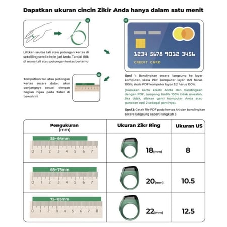 خاتم تسبيح ذكي الكتروني بنفسجي Zikr Ring Smart Tasbih Counter الوان متعددة E01 Bluetooth V5.1 iqibla