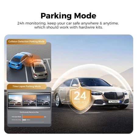 داش كام - LINGDU V820 – كاميرا سيارة احترافية بدقة 4K مزدوجة بعدسات SONY STARVIS 2 وتقنيات متطورة