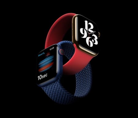 ساعة ابل الجيل السادس Apple Watch Series 6 مستخدمة مضمونة