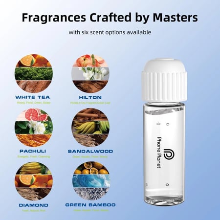 بكج اليوم الوطني : هولدر دريب للسيارة مع معطر فواحة السيارة الذكي ب 6 علب عطرية