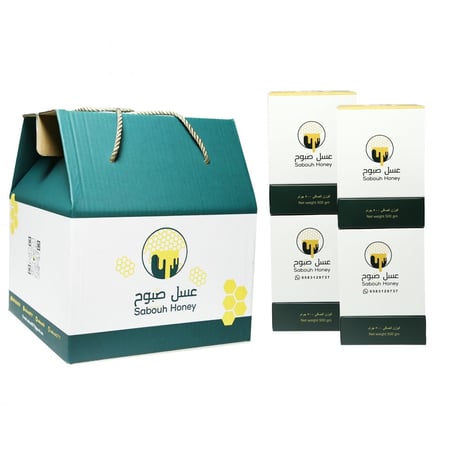باكج عسل كبير 4 حبات متنوع ( نصف كيلو للحبة )