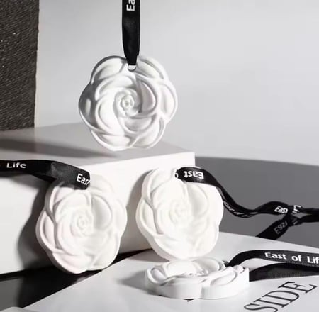 قالب سيليكون - تاق بشكل وردة