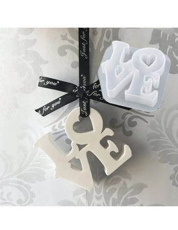 قالب سيلكون - كلمة Love