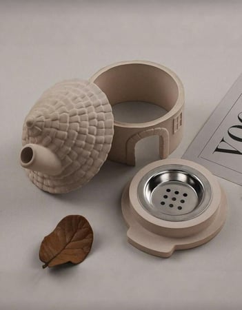 قالب سيليكون على شكل مبخرة المنزل لصب الشموع او الريزن او الصابون