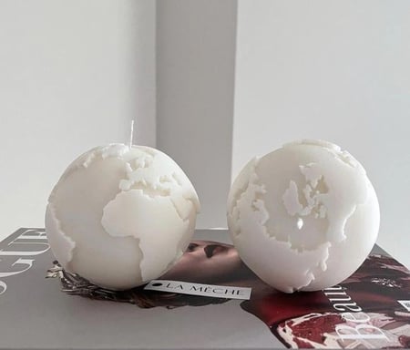 قالب سيلكون - شمعة الكرة الأرضيه