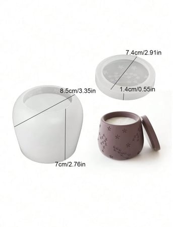 قالب سيليكون - وعاء النجوم