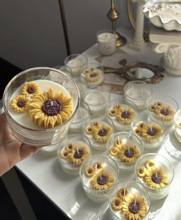 قالب سيلكون - دوار الشمس