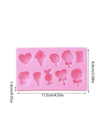 قالب سيلكون - قطع حلوى
