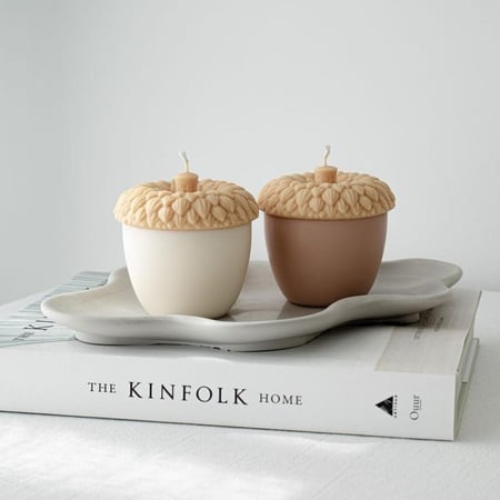 قالب سيليكون - شمعة البلوط