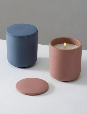 قالب سيليكون على شكل علبة شمع رقم 1 لصب الشموع او الريزن او الصابون