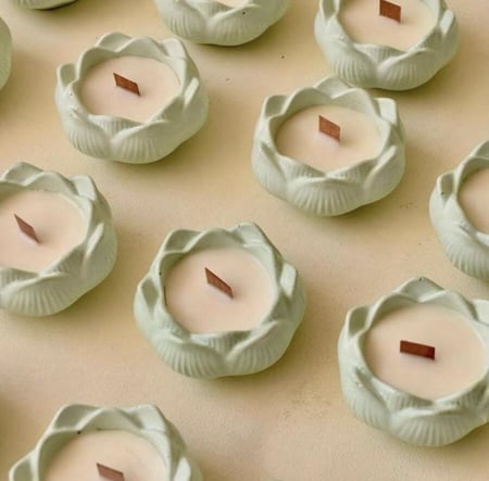 قالب سيلكون - وعاء زهرة اللوتس