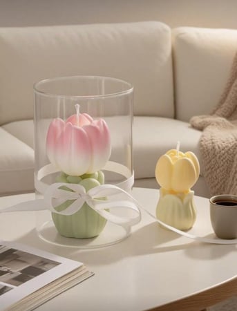 قالب سيليكون - وردة التوليب رقم 2