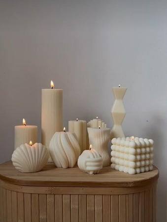 شمع الصويا الحبيبات للقوالب - 1 كيـلو