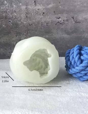 قالب سيلكون - كرة الصوف