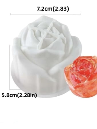 قالب سيلكون - وردة دمشقيه