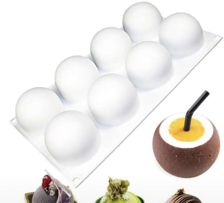 قالب سيليكون - جوز الهند