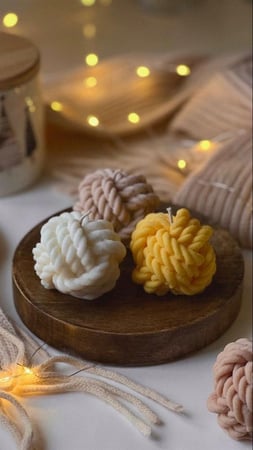 قالب سيليكون - كرة الصوف