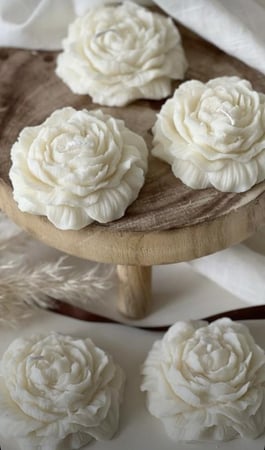 قالب سيلكون - وردة الفاوانيا