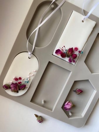 قالب سيليكون على شكل تاقات الشمع لصب الشموع او الريزن او الصابون