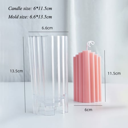 قالب اكرليك برقم 33 لصب الشموع او الريزن او الصابون