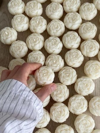 قالب سيليكون - وردة البيوني ميني