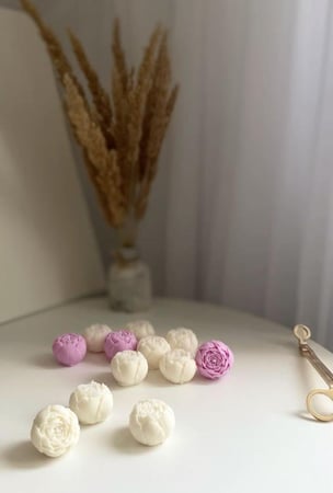 قالب سيليكون - وردة البيوني ميني