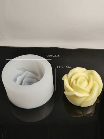 قالب سيلكون - وردة الجوري