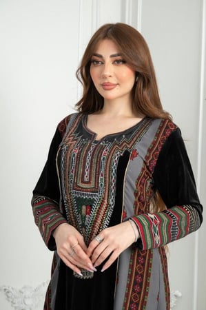 جلابيه مخمل تراثي اريج