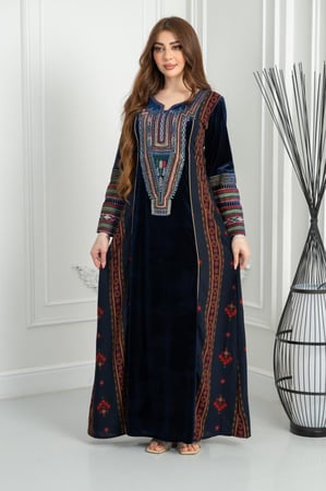 جلابيه مخمل تراثي اريج