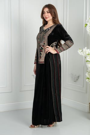 جلابيه مخمل تراثي ريتا