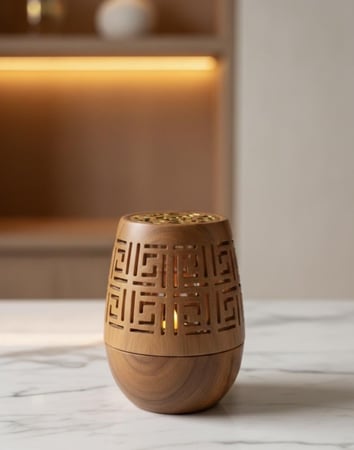 مبخره خشبيه لشعر والملابس