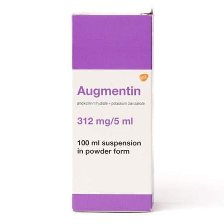 أوجمنتين ٣١٢ مجم شراب معلق|AUGMENTIN 312 MG SUSPENSION