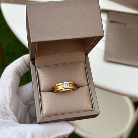 خاتم بولغري ذهبي