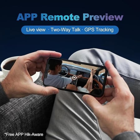 داش كام تعميل على شريحة بيانات 4G كاميراتين امامية وداخلية، مراقبة السيارات بدقة وأمان عالي موديل AE-DI2022-V6 + ذاكرة 128GB اضافية