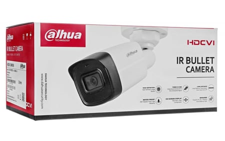 داهوا كاميرا مراقبة خارجية HAC-HFW1800TL-A بدقة 8 ميجا بكسل (4K) مع رؤية ليلية تصل ل 30 متر