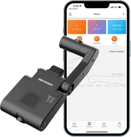 داش كام تعميل على شريحة بيانات 4G كاميراتين امامية وداخلية، مراقبة السيارات بدقة وأمان عالي موديل AE-DI2022-V6 + ذاكرة 128GB اضافية