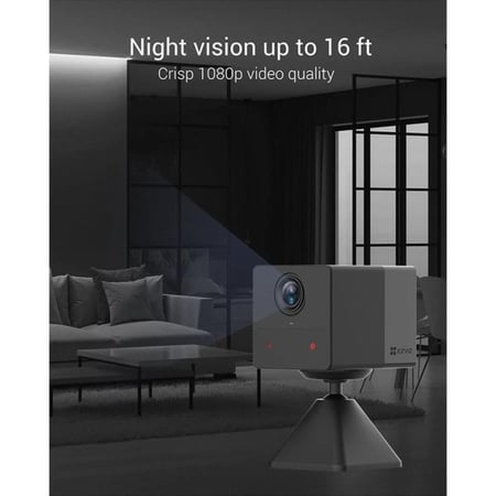 كاميرا مراقبة داخلية ثابته واي فاي | تعمل بالبطارية | EZVEZ CB2