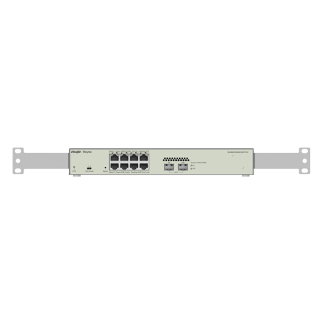 سويتش رويجي 10 منافذ بسرعة جيجابت مزود بتقنية PoE موديل RG-NBS3100-8GT2SFP-P-V2