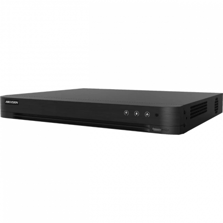 جهاز تسجيل كاميرات مراقبة هيكفيجن 4قنوات يمكن توصيل ما يصل إلى 8كاميرات شبكية موديلiDS-7204HTHI-M2/S