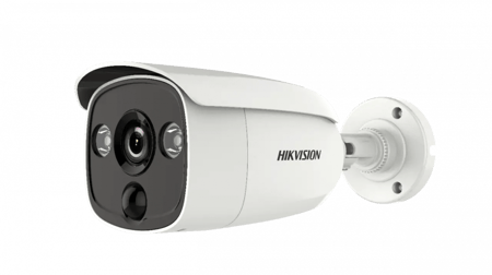 كاميرا هيكفيجن بدقة 5ميجابكسل HD خارجية عدسة 3.6مم ، رؤية ليلية 20 مترًا موديل DS-2CE12H0T-PIRL(3.6mm)