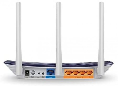 راوتر لاسلكي ثنائي النطاق ارتشر C20 AC750 من تي بي لينك بسرعة 750 ميجابت/الثانية