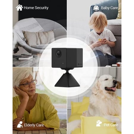 كاميرا مراقبة داخلية ثابته واي فاي | تعمل بالبطارية | EZVEZ CB2