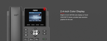 سنترال هاتف فانفيل Fanvil X3SP IP عرض شاشة